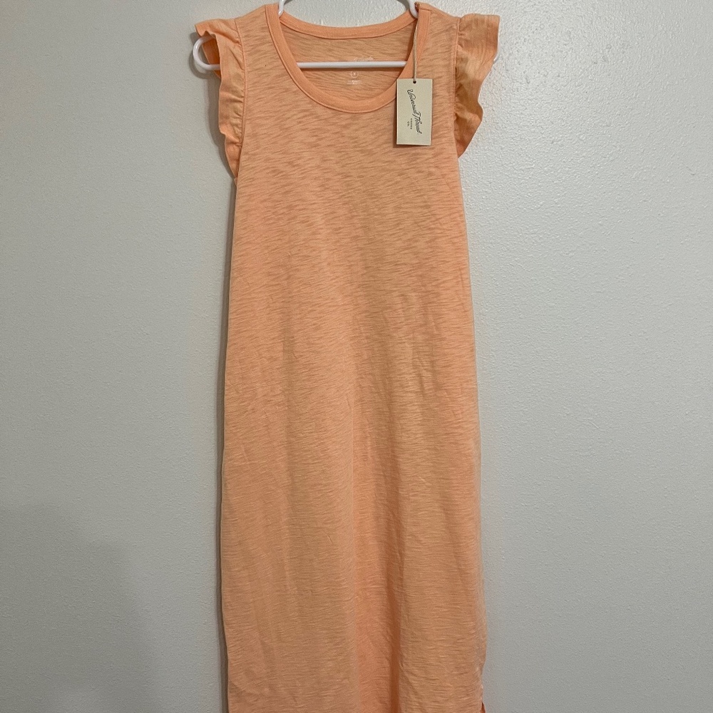 Orange Midi Dress